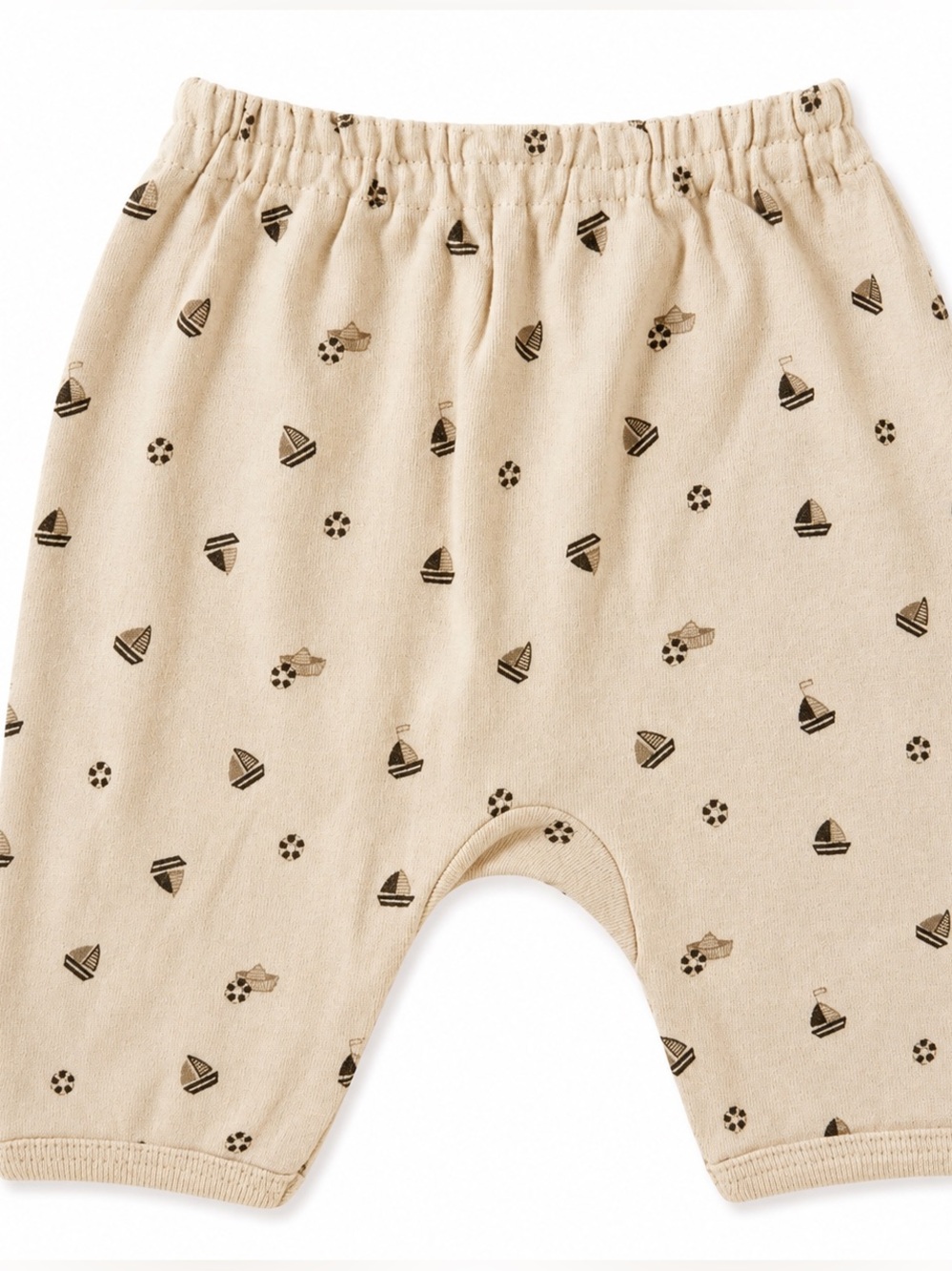 Baby Casual Beige Printed pants